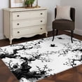 thumbnail image 3 of Area Rugs for Living Room Bedroom, Chinese Painting 4'x6' Rug Washable Carpet Runner Indoor Outdoor, Traditional Culture Cool Bird Tree Branch Non Slip Accent Floor Mats Rug for Kitchen, Office, 3 of 8