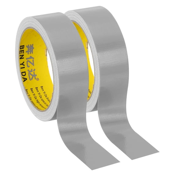 1.2"x0.01" Bookbinding Tape, 2 Roll 11 Yard Cloth Bookbinding Repair Tape Book Binding Tape Self Adhesive for Repairing Old Books, Silver