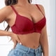 thumbnail image 2 of Brasier sin Varillas Mujer Tela de Mantequilla 2025 Sujetador con Borde de Acero, Encaje Francés, Copa de Ajuste convergente, Ropa Interior Mediana, 2 of 4