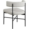 thumbnail image 5 of Meridian Furniture Rivage Beige Linen Textured Fabric Dining Chair (Set of 2), 5 of 8