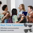 thumbnail image 3 of Nessthub Smart Glasses, Nessthub Smart Wireless Headphone Glasses for Men Women, Ai Wireless Bluetooth TranslationGlasses, TranslatingGlasses with 140+ Translation, Support 75 Languages, 3 of 7