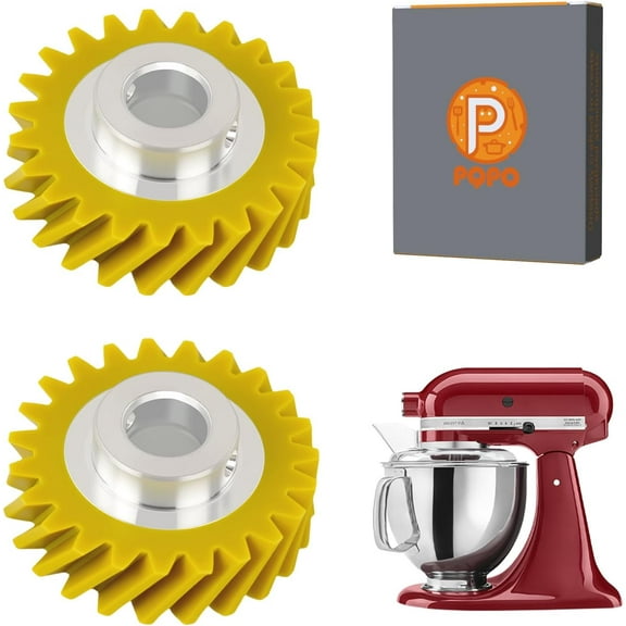 Upgraded W10112253 Mixer Worm Gear replacement Compatible with KitchenAid Bowl-Lift/Tilt-Head Mixer Accessories(2PCS)