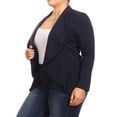 thumbnail image 2 of Women's Plus Size Casual Long Sleeve Open Front Jacket Blazer Made in USA, 2 of 4