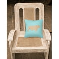 thumbnail image 2 of Carolines Treasures BB8000PW1818 Charolais Cow Blue Check Fabric Decorative Pillow, 18 x 18 in., 2 of 2