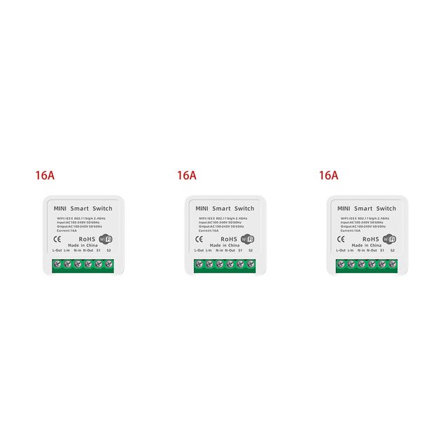 Mini interruptor Wifi inteligente Control remoto asistente de voz Módulo de automatización de cuenta regresiva Type1 NO1 Inteprter
