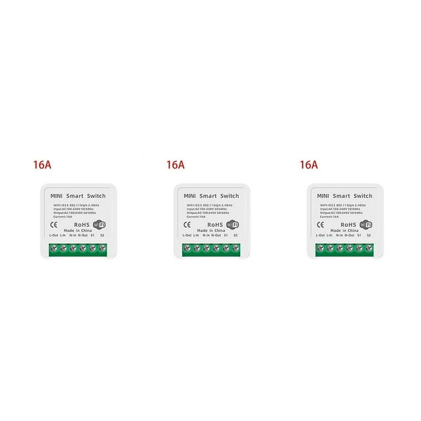 Mini interruptor Wifi inteligente Control remoto asistente de voz Módulo de automatización de cuenta regresiva Type1 NO1 Inteprter