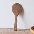 thumbnail image 2 of Juego de 2 palas de arroz de madera de primera calidad, cucharas para servir arroz, espátulas de arroz de madera para cocina asiática, utensilios de cocina de madera, 2 of 5