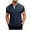 Navy, variant on Mens Henley Short Sleeve T-Shirts Casual Band Collar V Neckr Regular Fit Muscle Shirt Summer Fashion Contrast Trim Lightweight Breathable Workout Athletic Tops for Outdoor Sports