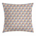 thumbnail image 1 of Colorful Throw Pillow Cushion Cover, Abstract Tracery of Geometric Overlapped Circular Shapes with Gradient Modules, Decorative Square Accent Pillow Case, 24 X 24 Inches, Multicolor, by Ambesonne, 1 of 2