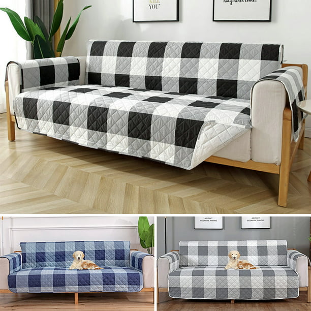 Cuh Quilted Sofa Cover Slip Resistant, Padded Sofa Protector