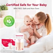 HORIGEN Breastmilk Storage Bags, 120 Count, 7oz/210ml, BPA-Free, Leak-Proof