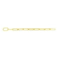 thumbnail image 2 of JewelStop 14K Yellow Gold Polished Finish 8.5mm Paperclip Chain Bracelet with Snap Clasp - 7.75", 2 of 5