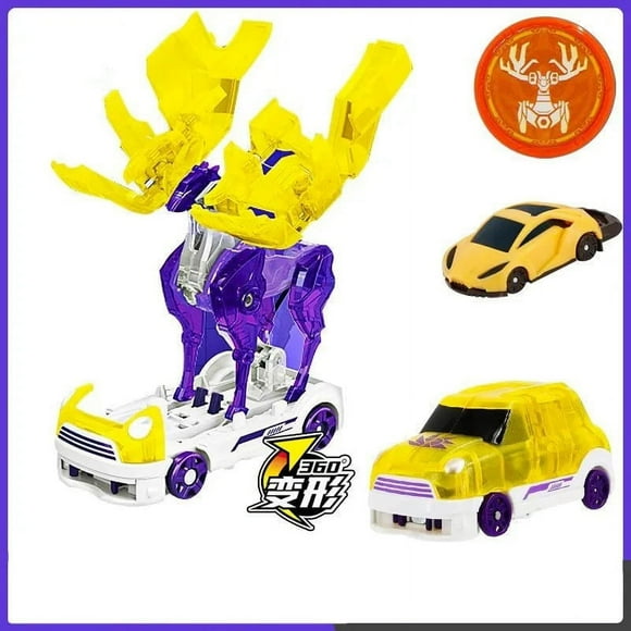 Screechers Wild Voiture de Déformation Transformers Jouet Screech Capture Gaufrette 360 Figurines d'Action pour Garçons pour Enfants Cadeaux C2 Sans Boîte