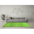 thumbnail image 3 of Ahgly Company Indoor Square Oriental Green Traditional Area Rugs, 3' Square, 3 of 4