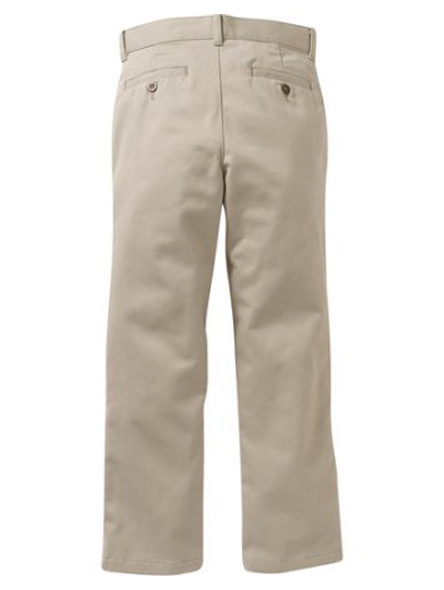 George Boys Flat Front Twill Pant With Scotchguard - image 3 of 3