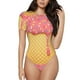 thumbnail image 1 of Balery Pink Ice Cream Body de cuello redondo de manga corta para mujer Tops de manga corta Tops básicos-Small, 1 of 7