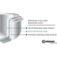thumbnail image 3 of Cuisinox POT-416 Casserole Super Élite Couverte, 1,9 Litre, Acier Inoxydable, 3 of 5