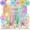 Pastel, variant on Burgundy Birthday Decorations For Women  Pink Rose Sand Metallic Printed Balloons Butterfly Stickers Fringe Curtain Happy Banner Circle Dot Paper Pompom Party Supplies