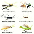thumbnail image 5 of Grass Hopper Madam Spider Foam Dry Flies Fly Fishing Floating Foam SANDWICH HOPPERS Fishing Lures for Trout, Pike, Bass, Pearch, Bluegill, Panfish, 5 of 10