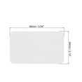 thumbnail image 2 of Uxcell 3.5" x 2" Blank Paper Business Cards Small Index Flash Cards Message Note Card, White 100 Pack, 2 of 7