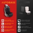 thumbnail image 4 of Autobase Car Seat Protector Under Car Seat | Baby Car Seat Accessories | Heavy-Duty Non-Slip Rubber Padded Backing (Black, XL – 1 Pack), 4 of 7