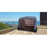 Ikuby All Weather Proof Carport, Car Shelter, Car Canopy, Car Garage, Car shed, Car House, Car Park, Foldable, Retractable, Lockable, Durable Shelter