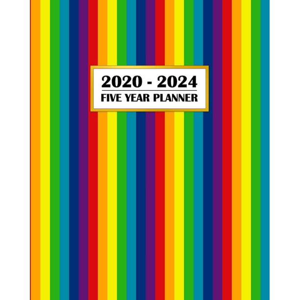 2020-2024 Five Year Planner: LGBTQ Pride - Rainbow Gay Lesbian
