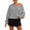 Gray, variant on Hurxie Womens Oversized Sweatshirt Long Sleeve Off The Shoulder Pullover Casual Comfy Fall Outfits Pink,2XL