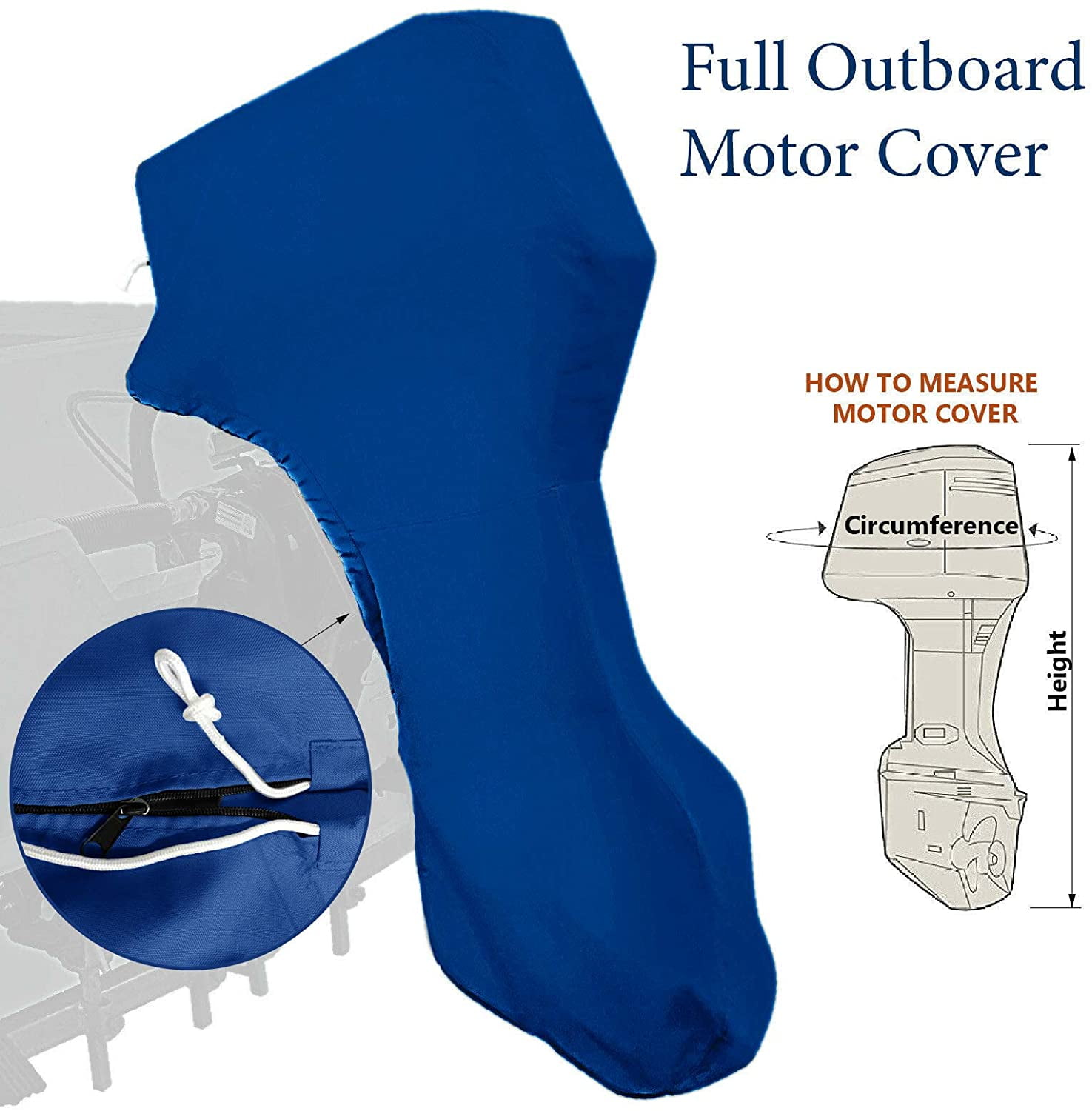 Engines Cover Waterproof Boat Cover Seamander Outboard Motor Cover,Full Motor Outboard Cover 