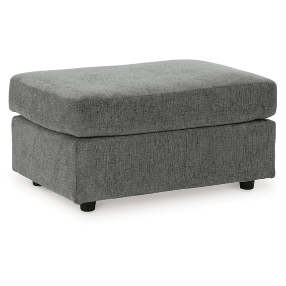 Signature Design by Ashley Contemporary Stairatt Ottoman, Gravel