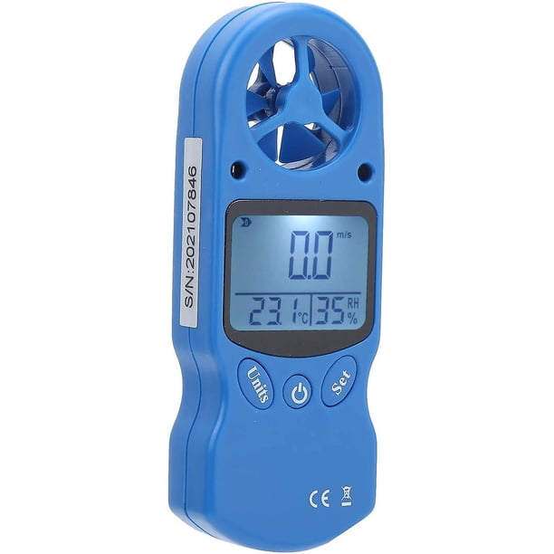 Anemómetro digital WEIHJMXG LCD compacto y liviano