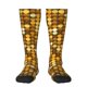 thumbnail image 1 of Fotbe Bright Shiny Golden Calcetas Divertidas Estampadas para Hombre y Mujer, Calcetas de Algodón hasta la Rodilla para Caminar, Correr, Enfermería y Embarazo, 1 of 6
