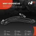 thumbnail image 5 of A-Premium Front Left Lower Control Arm, with Ball Joint & Bushing, Compatible with Nissan Rogue 2014-2020, Rogue Sport 2017-2021, Replace # K623110 CMS301169, 5 of 7