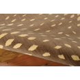 thumbnail image 3 of Nourison  Capri Wool Area Rug Mocha 7'9" x 10'10" Latex Free 7' x 9' Indoor Gold, 3 of 4