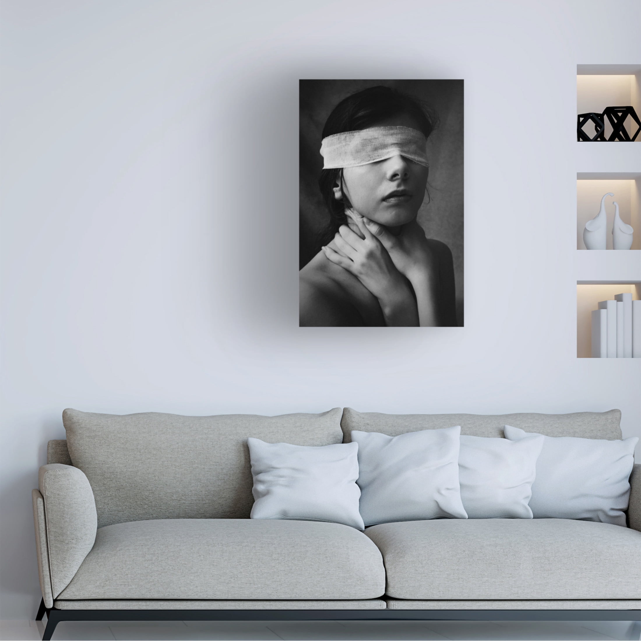 Canvas Wall Art - Desislava Ignatova 'Vulnerable' Wall Art for Living Room, Bedroom, or Office D?cor by Trademark Fine Art - 12 x 19 Inches