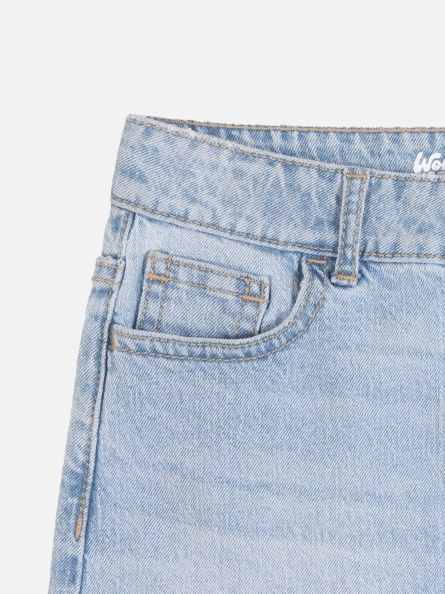 Wonder Nation Girls Denim Skirt, Sizes 4-18 & Plus
