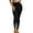 Black, variant on Plus Size Leggings For Women | High Waist Workout Stretchy Yoga Pants | Womens Thermal Winter Full Length Spandex Leggings & Athletic Pants