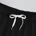 thumbnail image 7 of Mens Fleece Sweatpants Loose Fit Open Bottom Moisture Wicking Track Athletic Jogger Streetwear Trousers Black, 7 of 7