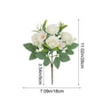 thumbnail image 3 of Inerposs Artificial Flower Arrangements, Simulation Rose Bouquet, Wedding Decoration, Home Furnishings, Fresh Look, Elegant Aesthetic Enhancements, 3 of 6