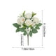 thumbnail image 3 of Ramo de rosas artificiales flores falsas para decoraciones de boda y arreglos florales para el hogar, 3 of 6
