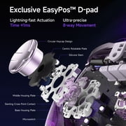 EasySMX D10 PC Controller with Charging Dock/TMR Joysticks/Dual-Mode Triggers/Motion Control, Wireless Gaming Controller for PC,iOS,Android,Switch,Steam