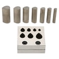 thumbnail image 1 of Punch Die Disc Set, Prevent Biasing Jewelry Punch Die Set 45 Steel  For Craftsmen For Metal Gaskets, 1 of 8