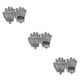 thumbnail image 4 of Guantes de Fitness Toystoory 2 uds Culturismo Ajustable Transpirable Medio Dedo Gris L, 4 of 6