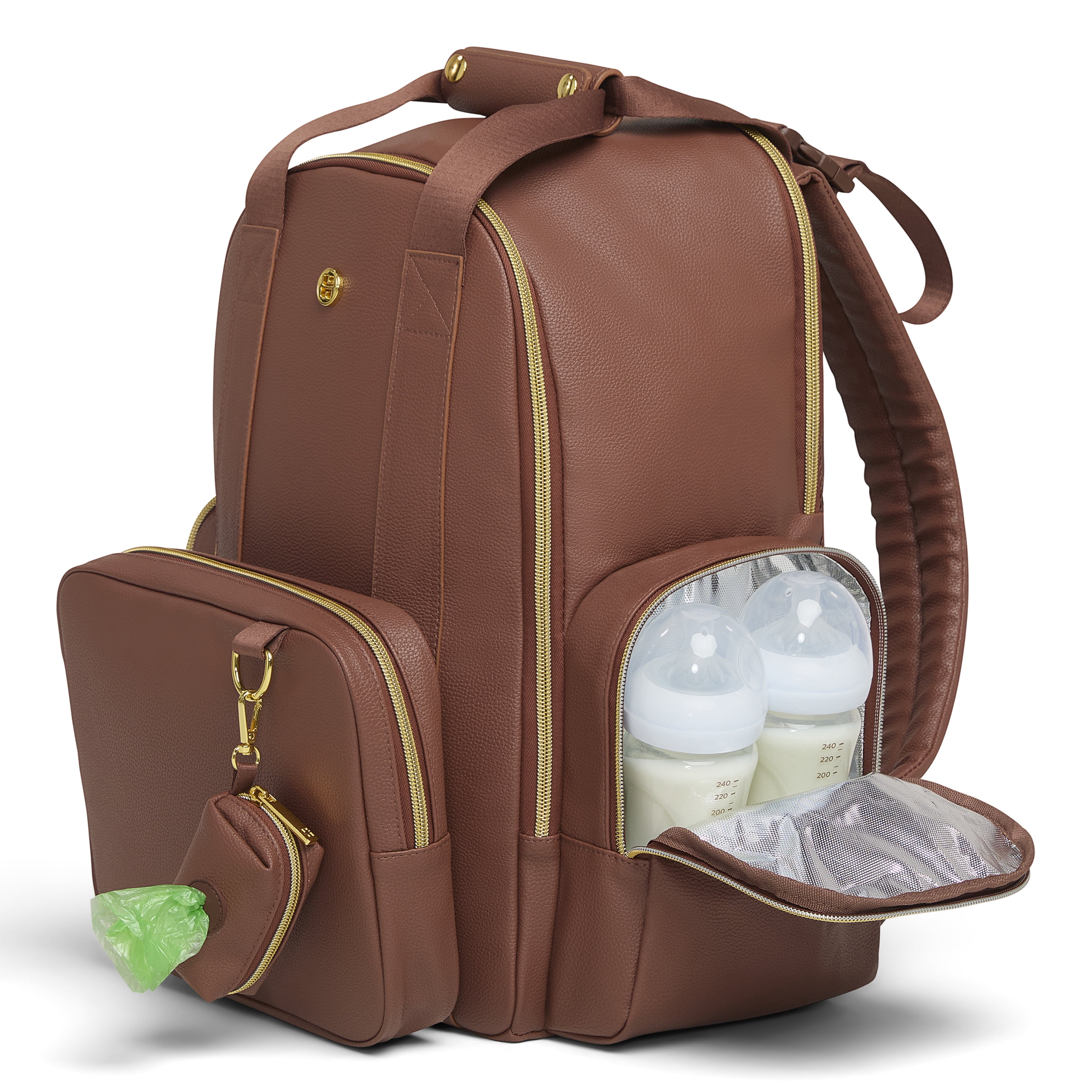 Huggies Sunshine Pack Diaper Bag, Cognac
