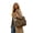 Leopard print, variant on Women Corduroy Tote Bag Large Capacity Multi‑Pocket Shoulder Tote Bag for Work School Daily Use