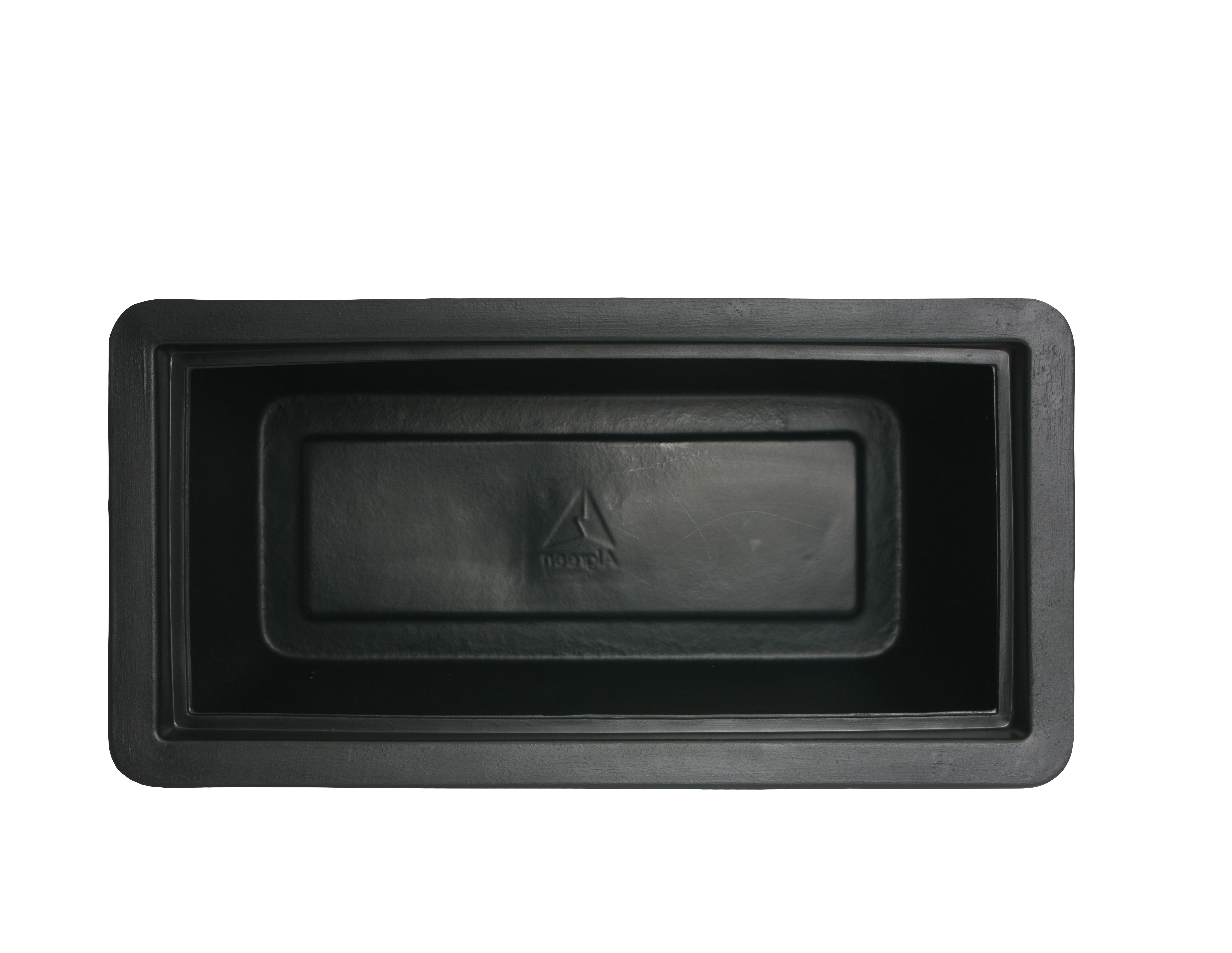 Algreen Manhattan Rectangle Planter, Black