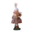 thumbnail image 3 of Estatua de conejo de Pascua lindo adorno de ornamias de Pascua linda figura de conejo de dibujos animados para festival de sala de estar de escritorio Estilo D, 3 of 8