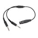 thumbnail image 2 of Adaptador De Auriculares XLR De 5 Pines A GA Dual, Plug And Play Flexible Adaptador De Auriculares De Aviación De Enchufe Dual XLR A GA De 5 Pines Macho A Hembra Resistente Para, 2 of 7