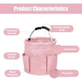 thumbnail image 2 of 17L Cleaning Caddy with Handle, Foldable Cleaning Supply Caddy, with Handle and 6 Pockets, for Outdoor Camping Harvest Basket Bathroom Storage (Gray), 2 of 8