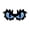 3-Multicolor, variant on Halloween Luminous Eyes Hanging Wooden Led Eye Lights Festive Mood Decoration
